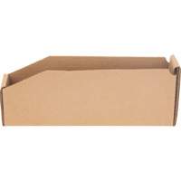 Boîtes profondes en carton ondul&eacute;, 1-15/16" la x 11-1/4" p x 4-1/2" h, Beige Pronet Distribution