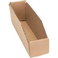 Boîtes profondes en carton ondul&eacute;, 2-7/8" la x 11-1/4" p x 4-1/2" h, Beige Pronet Distribution