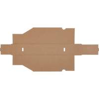 Boîtes profondes en carton ondul&eacute;, 2-7/8" la x 11-1/4" p x 4-1/2" h, Beige Pronet Distribution