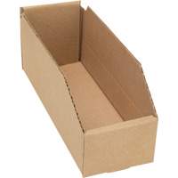 Boîtes profondes en carton ondul&eacute;, 3-3/4" la x 11-1/4" p x 4-1/2" h, Beige Pronet Distribution