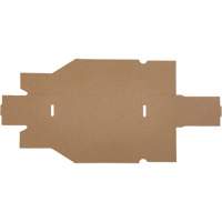 Boîtes profondes en carton ondul&eacute;, 3-3/4" la x 11-1/4" p x 4-1/2" h, Beige Pronet Distribution