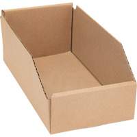 Boîtes profondes en carton ondul&eacute;, 5-3/4" la x 11-1/4" p x 4-1/2" h, Beige Pronet Distribution