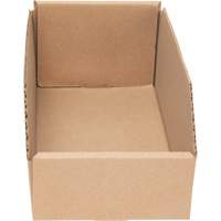 Boîtes profondes en carton ondul&eacute;, 5-3/4" la x 11-1/4" p x 4-1/2" h, Beige Pronet Distribution