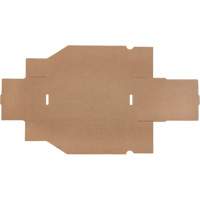 Boîtes profondes en carton ondul&eacute;, 5-3/4" la x 11-1/4" p x 4-1/2" h, Beige Pronet Distribution