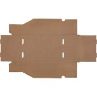 Boîtes profondes en carton ondul&eacute;, 7-5/8" la x 11-5/16" p x 4-1/2" h, Beige Pronet Distribution