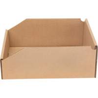 Boîtes profondes en carton ondul&eacute;, 9-3/4" la x 11-1/4" p x 4-1/2" h, Beige Pronet Distribution