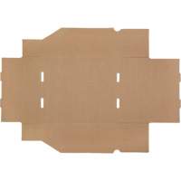 Boîtes profondes en carton ondul&eacute;, 9-3/4" la x 11-1/4" p x 4-1/2" h, Beige Pronet Distribution
