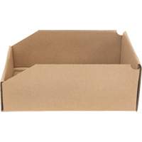 Boîtes profondes en carton ondul&eacute;, 8-3/4" la x 11-1/4" p x 4-1/2" h, Beige Pronet Distribution