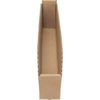 Boîtes profondes en carton ondul&eacute;, 2-7/8" la x 17-1/4" p x 4-1/2" h, Beige Pronet Distribution