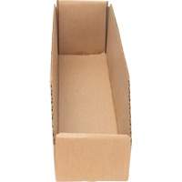 Boîtes profondes en carton ondul&eacute;, 3-3/4" la x 17-1/4" p x 4-1/2" h, Beige Pronet Distribution