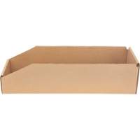 Boîtes profondes en carton ondul&eacute;, 5-3/4" la x 17-1/4" p x 4-1/2" h, Beige Pronet Distribution