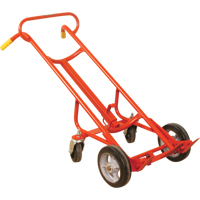 Diable &agrave; Barils Ergonomique A/Roulettes Pivotantes, Fabriqu&eacute; en Acier, 55 - 85 gal. US (45 - 70 gal. imp.) Pronet Distribution