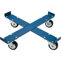 Chariot pour baril, Acier, Capacit&eacute;e 1000 lb, Diam&egrave;tre 24", Roue en Polyur&eacute;thane Pronet Distribution