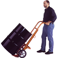 Chariots ergonomiques pour baril, Fabriqu&eacute; en Acier, 55 - 85 gal. US (45 - 70 gal. imp.) Pronet Distribution