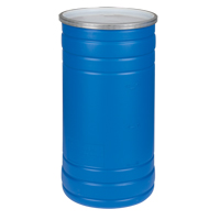 Polyethylene Drums, 15.5 US gal (12.91 imp. Gal.), Open Top, Blue Pronet Distribution
