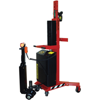 Manipulateur ergonomique de baril &agrave; lev&eacute;e et entraînement motoris&eacute;s, DM-100-PLD, 30 - 85 gal. US (25 - 70 gal. imp.) Pronet Distribution