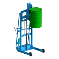 Vertical-Lift MORSPEED Drum Stacker, For 30 - 85 US Gal. (25 - 70 Imperial Gal.) Pronet Distribution