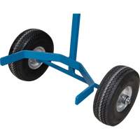 Cylinder Cart, Flat-Free Wheels, 15-1/2" W x 14-1/4" L Base, 600 lbs. Pronet Distribution