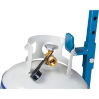 Cylinder Cart, Flat-Free Wheels, 15-1/2" W x 14-1/4" L Base, 600 lbs. Pronet Distribution