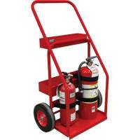 Hot Works Fire Prevention Cart, Semi-Pneumatic Wheels, 17.75" W x 8.9" L Base, 100 lbs. Pronet Distribution