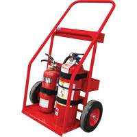 Hot Works Fire Prevention Cart, Semi-Pneumatic Wheels, 17.75" W x 8.9" L Base, 100 lbs. Pronet Distribution