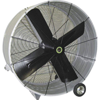 Ventilateurs tambour &agrave; entraînement par courroie, Industriel, 1 vitesses, Diam&egrave;tre de 48" Pronet Distribution
