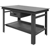 Extra Heavy-Duty Workbench, 60" W x 36" D x 34" H, 14000 lbs. Capacity Pronet Distribution