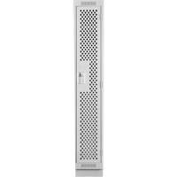 Casiers Clean Line, 12" x 18" x 76", Acier, Gris, Rivet (assembl&eacute;), Perfor&eacute; Pronet Distribution