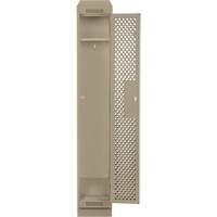 Casiers Clean Line, 12" x 18" x 82", Acier, Beige, Rivet (assembl&eacute;), Perfor&eacute; Pronet Distribution