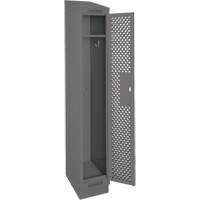 Casiers Clean Line, 12" x 18" x 82", Acier, Charbon, Rivet (assembl&eacute;), Perfor&eacute; Pronet Distribution