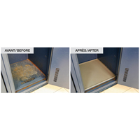 Fond de casier, Convient aux casiers 12" x 18", Gris p&acirc;le, Plastique Pronet Distribution