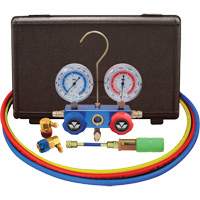 Automotive R134A 2-Way Manifold Gauge Set with Mini Dye Injector Pronet Distribution