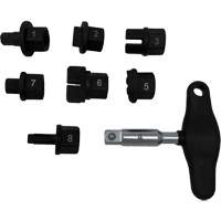 Trousse d'outils pour bouchons de vidange dhuile 8 morceaux Pronet Distribution