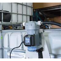 Pompe de transfert de fluide d'&eacute;chappement diesel (DEF) 115 V CA avec support pour cuve GRV et pistolet Pronet Distribution