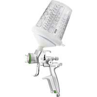 Pistolet de peinture de premi&egrave;re qualit&eacute; 4400?B HVLP?1,0 SR avec godet RPS 0,3?L, pour les retouches de finitions automobiles, Entr&eacute;e d'air 1/4" NPT, 4,24 pi³/min, Capacit&eacute; 0,3 L, 0,14 psi Pronet Distribution
