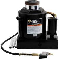 Air Actuated Bottle Jack, 100 Ton(s), Air Hydraulic/Manual Hydraulic, 17-22/25" Raised Height Pronet Distribution