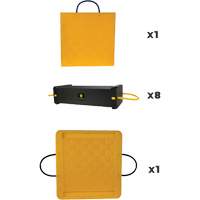 Ensemble de syst&egrave;me de sout&egrave;nement en composite CribLok 10 mcx Pronet Distribution