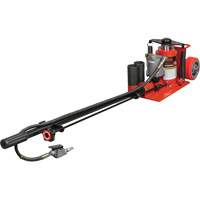 Cric au sol &agrave; faible hauteur, 20 tonne(s) Capacit&eacute;, 8-5/8 Abaiss&eacute;e, 22-3/4" &eacute;lev&eacute;e, Air comprim&eacute;/hydraulique Pronet Distribution