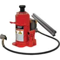 Cric-bouteille hydraulique de hauteur standard, 12 tonne(s), Air comprim&eacute;/hydraulique, 19-3/4" Hauteur &eacute;lev&eacute;e Pronet Distribution