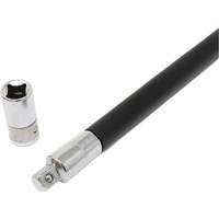 Tournevis flexible extra-long avec adaptateur carr&eacute; 1/4" x hexagonal 1/4" Pronet Distribution