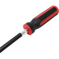 Tournevis flexible extra-long avec adaptateur carr&eacute; 1/4" x hexagonal 1/4" Pronet Distribution