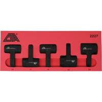 Exhaust Gas Sensor Socket Set, 5 Pieces, 1/2" Drive Size Pronet Distribution