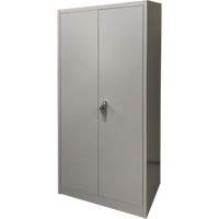 Storage Cabinet, Steel, 4 Shelves, 66" H x 30" W x 15" D, Grey Pronet Distribution
