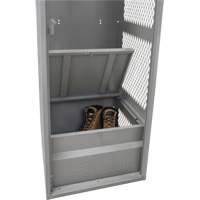 Casier pour &eacute;quipement, Acier, 24" la x 24" p x 72" h, Gris Pronet Distribution