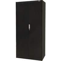 Hi-Boy Storage Cabinet, Steel, 4 Shelves, 72" H x 36" W x 18" D, Black Pronet Distribution