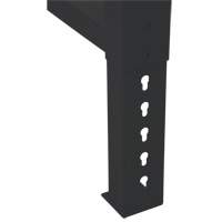 Industrial Duty Leg for Workbench, Steel, 30" D x 34" H, Single Pronet Distribution