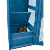 Casier pour &eacute;quipement avec porte, Acier, 24" la x 18" p x 72" h, Bleu fonc&eacute; Pronet Distribution