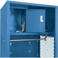 Casier pour &eacute;quipement, Acier, 24" la x 18" p x 72" h, Bleu fonc&eacute; Pronet Distribution