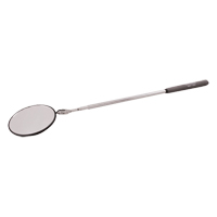 Inspection Mirror, Circular, 3-3/4" L x 3-3/4" W, Telescopic Pronet Distribution