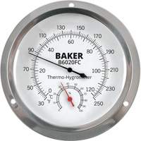 Dial Thermo-Hygrometer, 0% - 100% RH, 30 - 250°F (0 - 120°C) Pronet Distribution